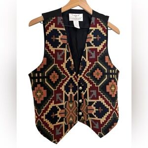 Vintage Longhorn Western Vest